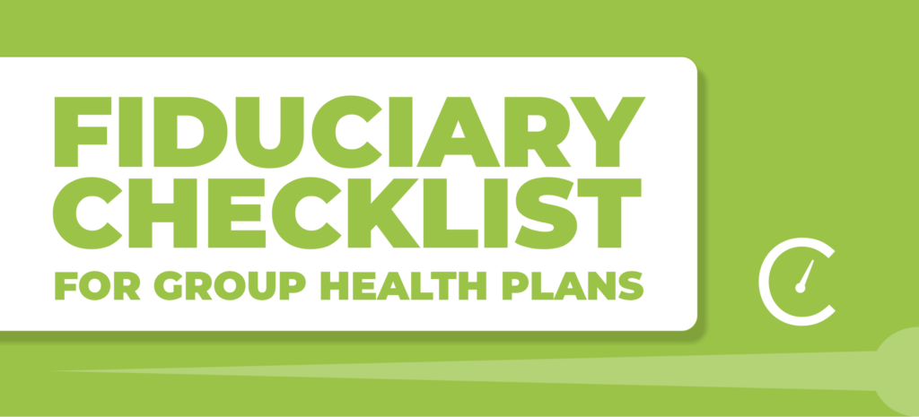 Fiduciary Checklist for Group Health Plans